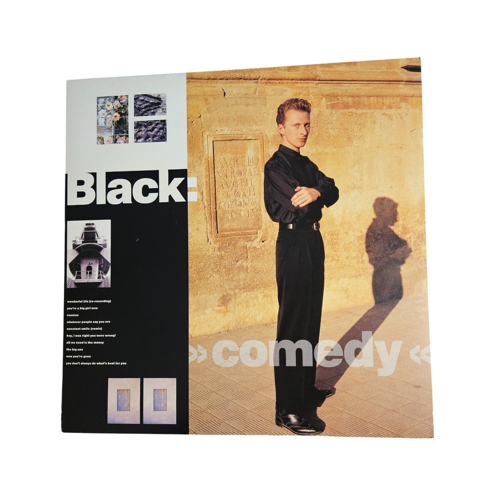 Black Comedy 12x12 Double Sided Promo Flat Album Poster Vintage 1989 A&M Rock